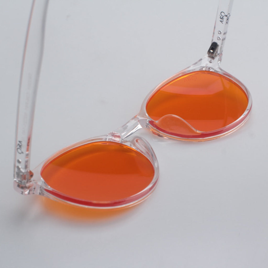 SunDown Luna Blue Blocking Glasses - Transperant