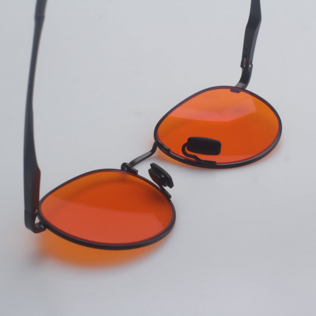 SunDown Lucia Blue Blocking Glasses - Black