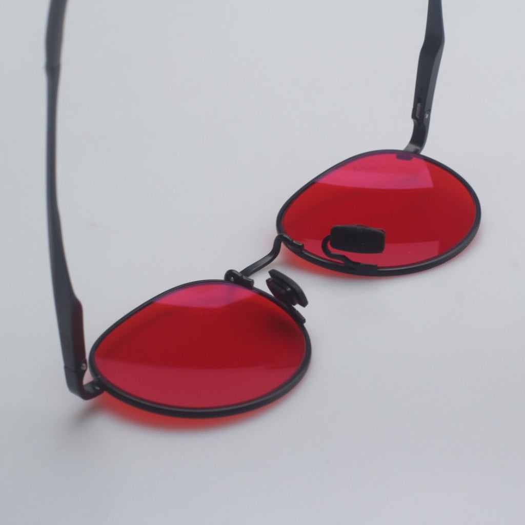 NightFall Lucia Blue Blocking Glasses - Black