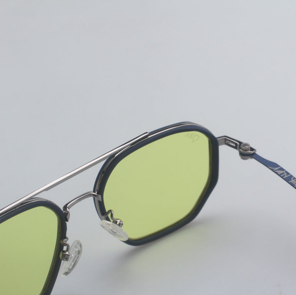 DayMax Eloria Blue Blocking Glasses - Silver Blue