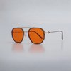SunDown Eloria Blue Blocking Glasses - Gold Brown