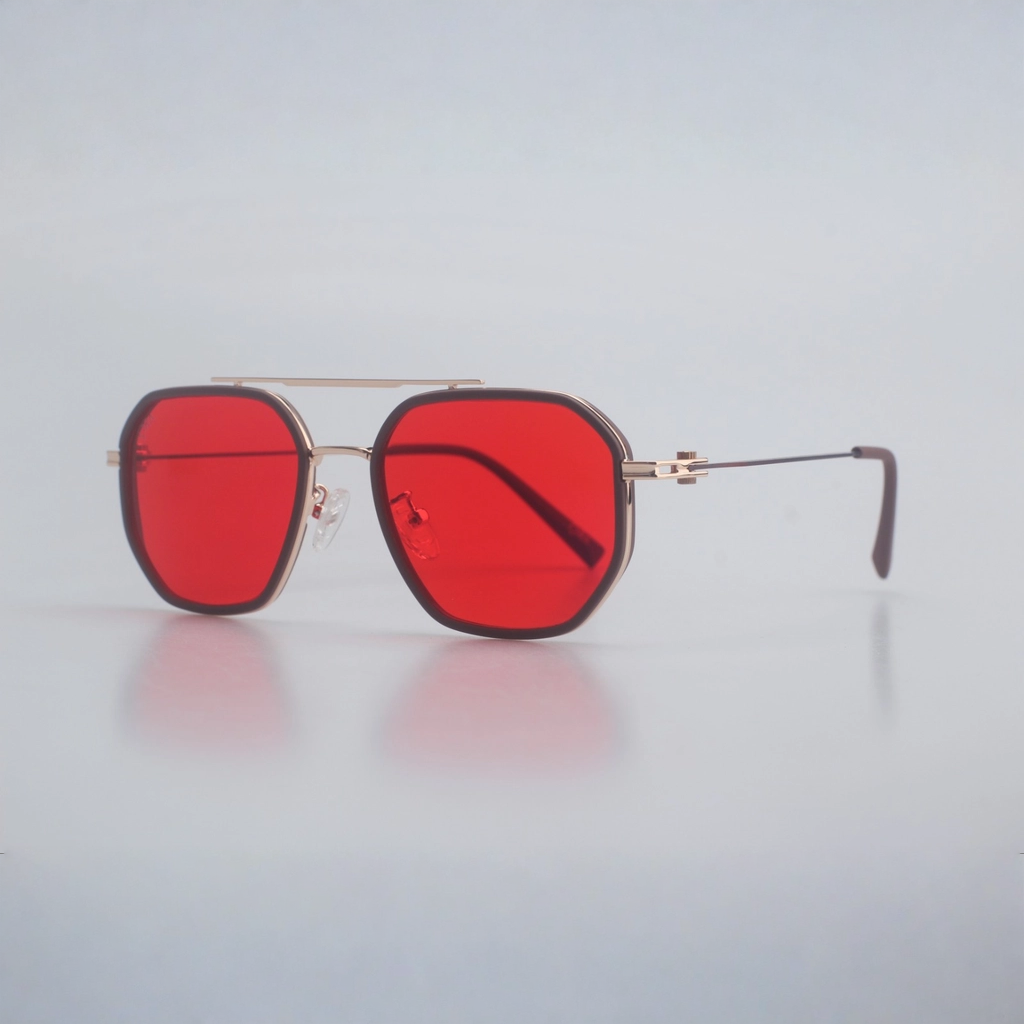 NightFall Eloria Blue Blocking Glasses - Gold Brown