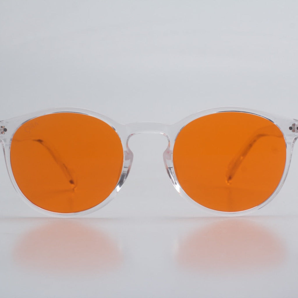 SunDown Luna Blue Blocking Glasses - Transperant