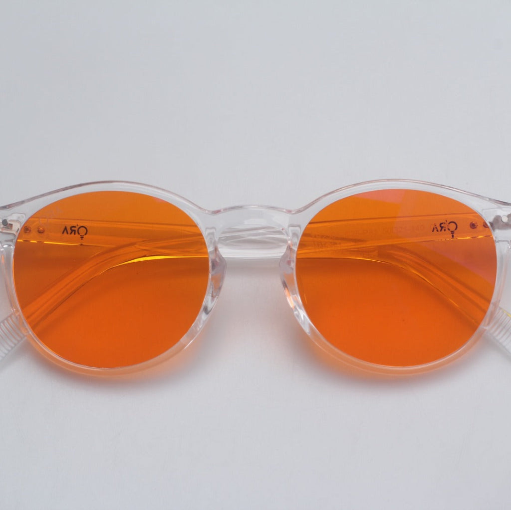 SunDown Luna Blue Blocking Glasses - Transperant