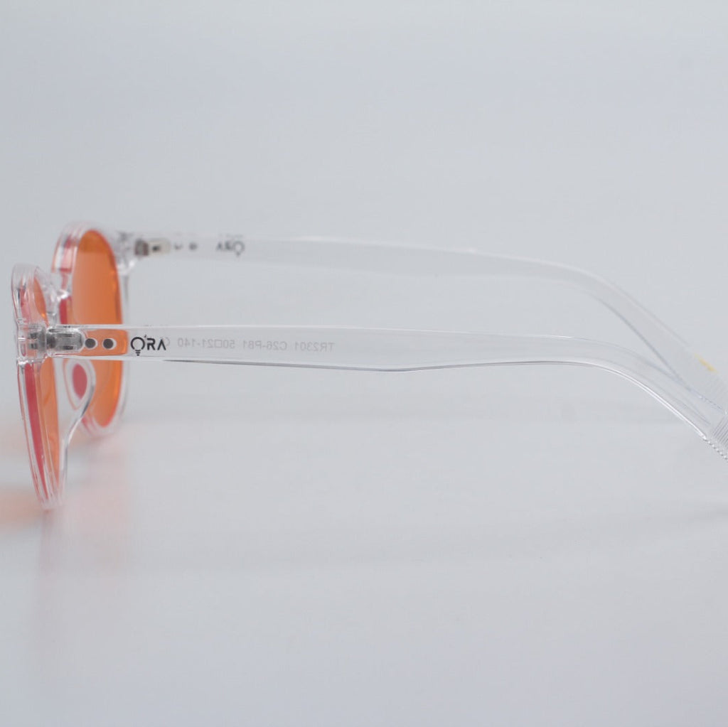 SunDown Luna Blue Blocking Glasses - Transperant