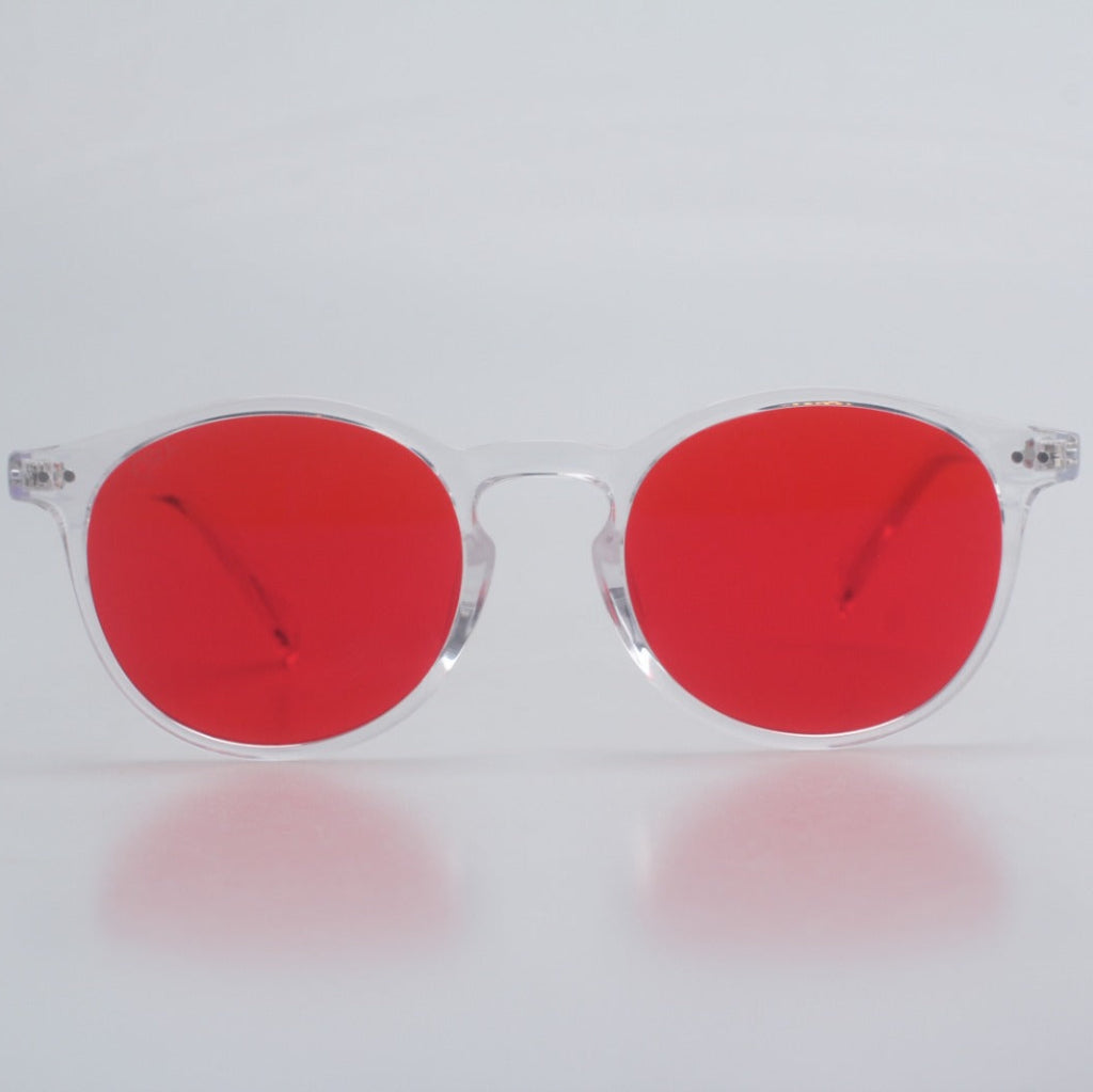 NighFall Luna Blue Blocking Glasses - Transperant