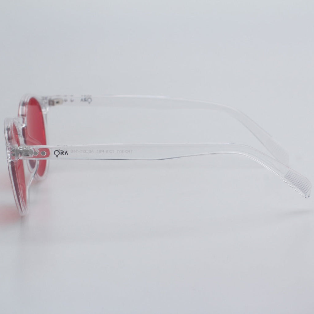 NighFall Luna Blue Blocking Glasses - Transperant