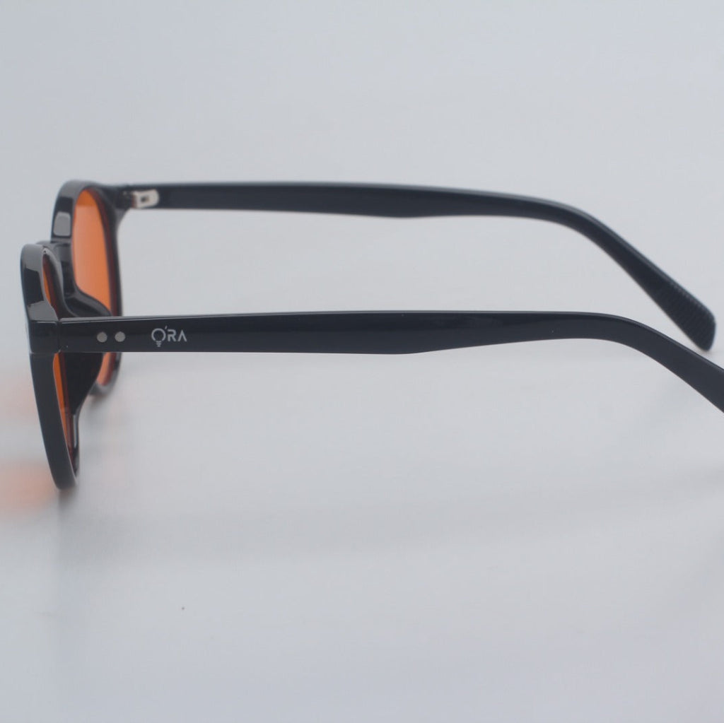 SunDown Luna Blue Blocking Glasses - Black