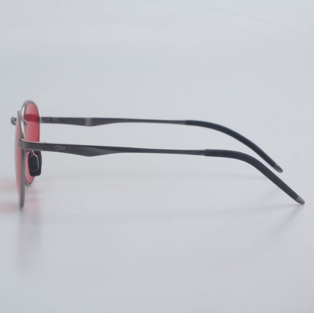 NightFall Lucia Blue Blocking Glasses - Silver