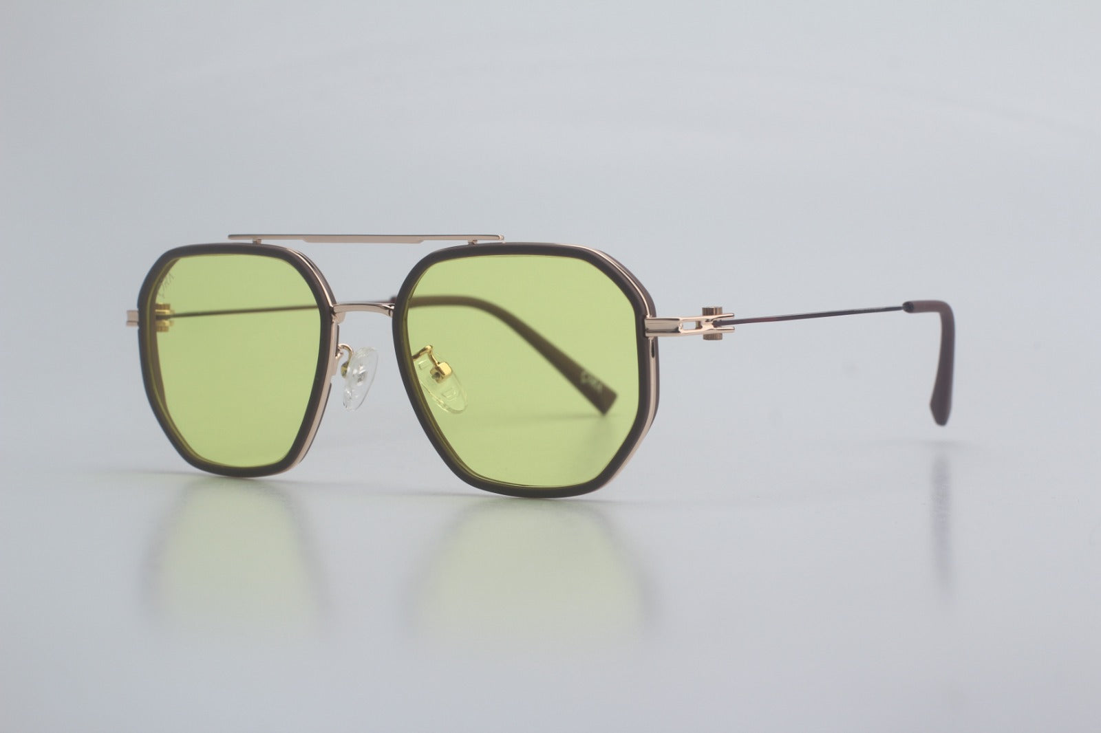 DayMax Eloria Blue Blocking Glasses - Gold Brown