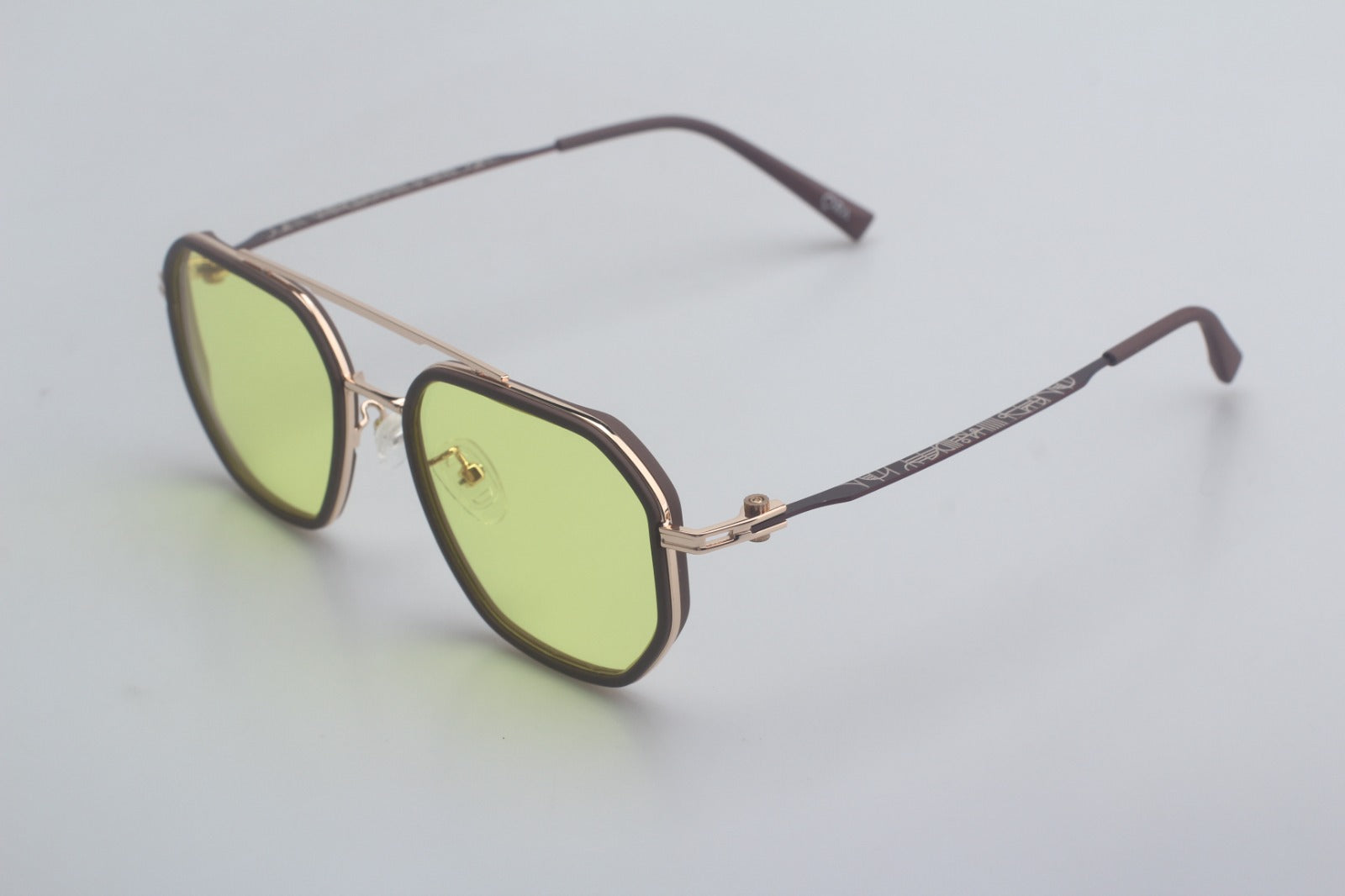 DayMax Eloria Blue Blocking Glasses - Gold Brown