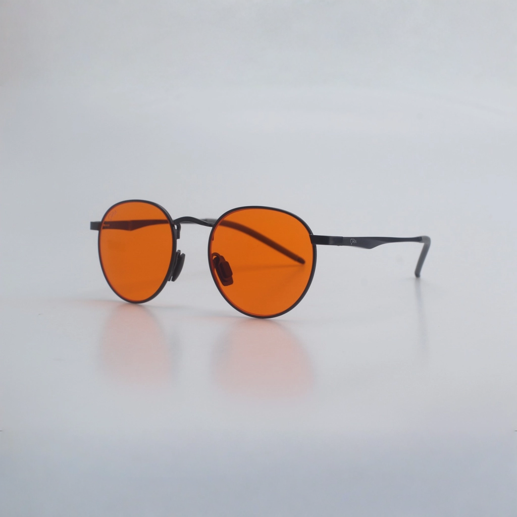 SunDown Lucia Blue Blocking Glasses - Black