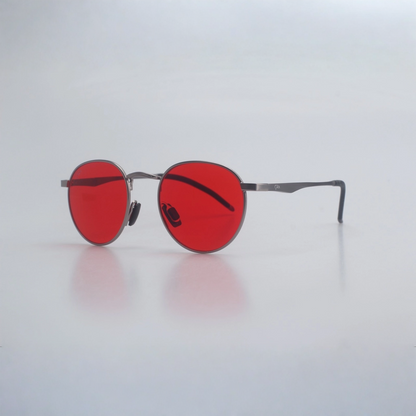 NightFall Lucia Blue Blocking Glasses - Silver