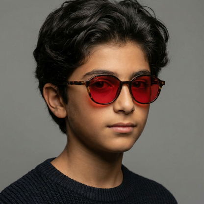 NightFall Nova Kid's Blue Blocking Glasses - Tortoise