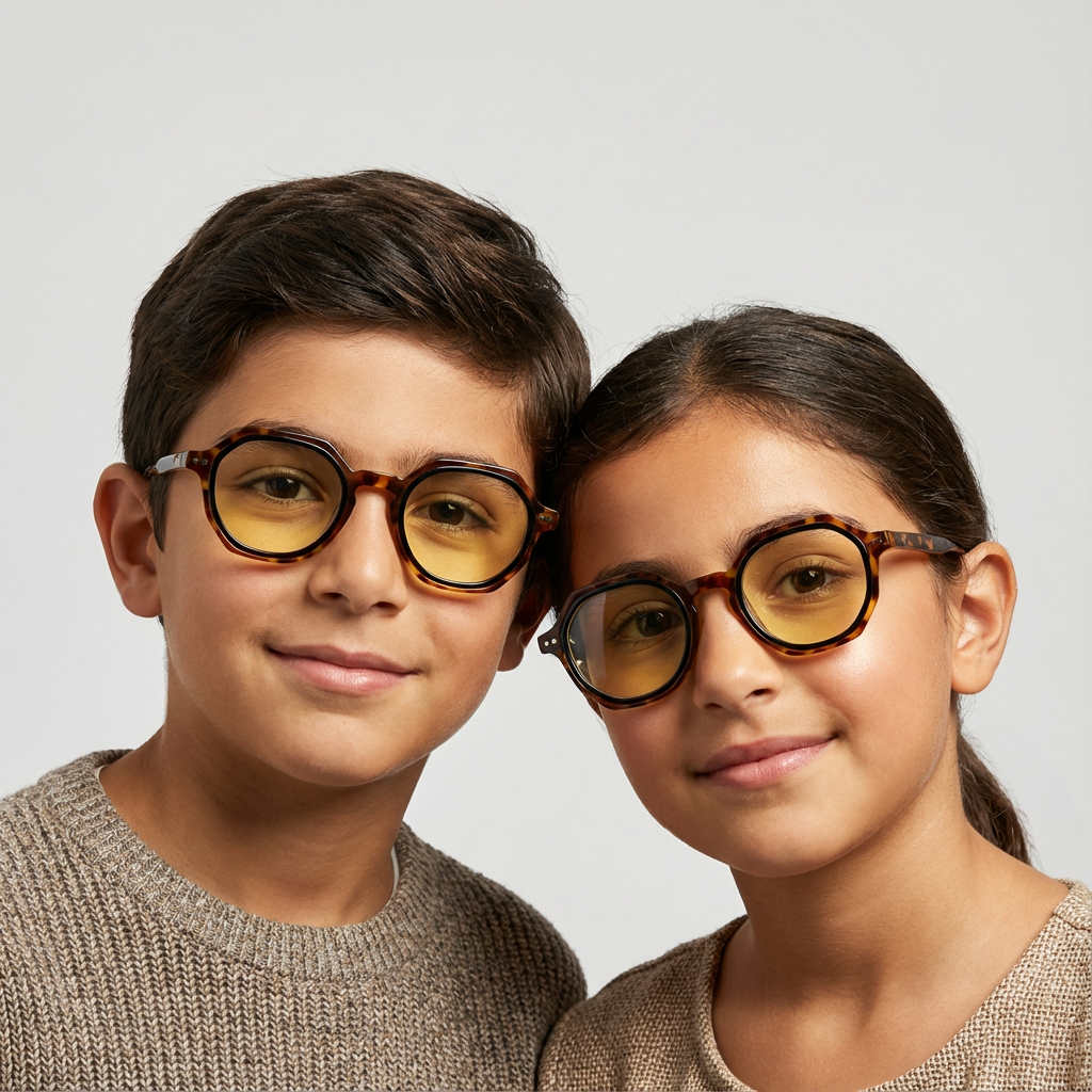 DayMax Nova Kid's Blue Blocking Glasses - Tortoise