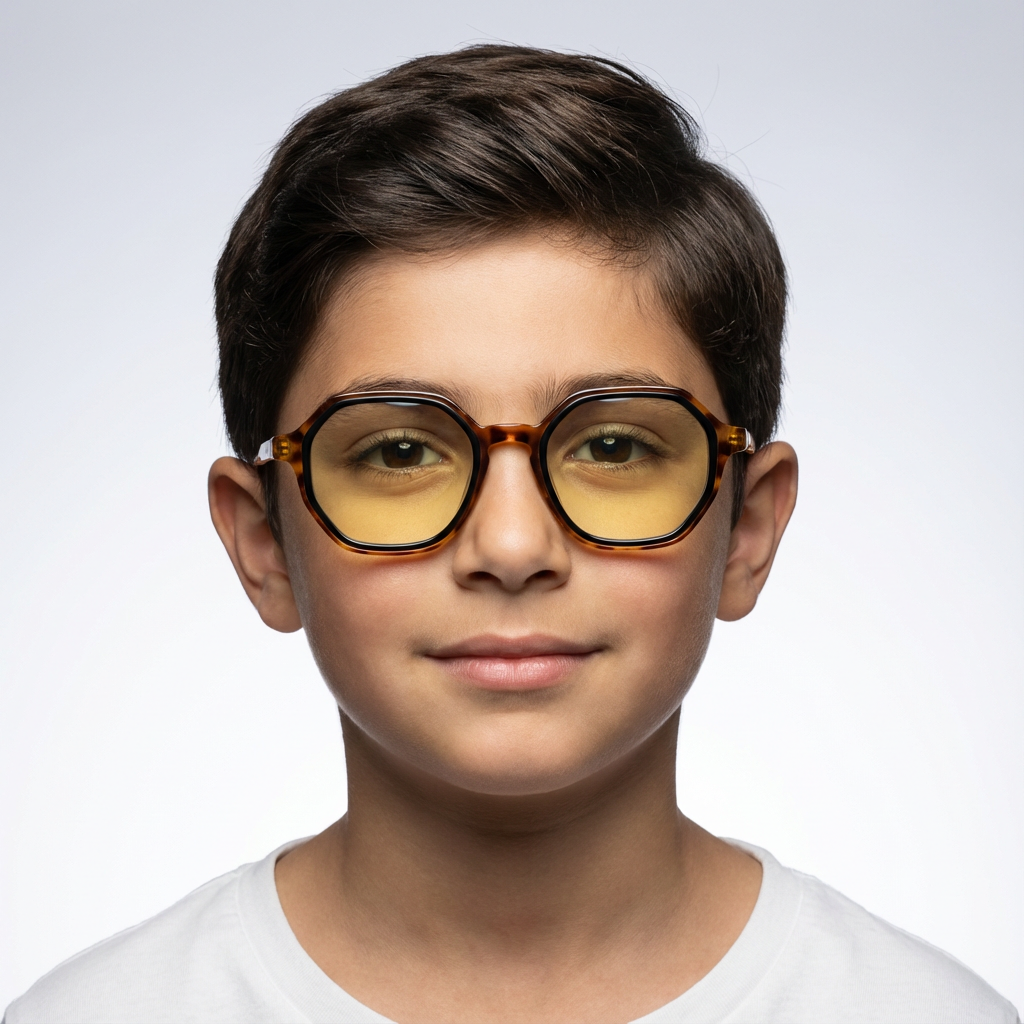 DayMax Nova Kid's Blue Blocking Glasses - Tortoise