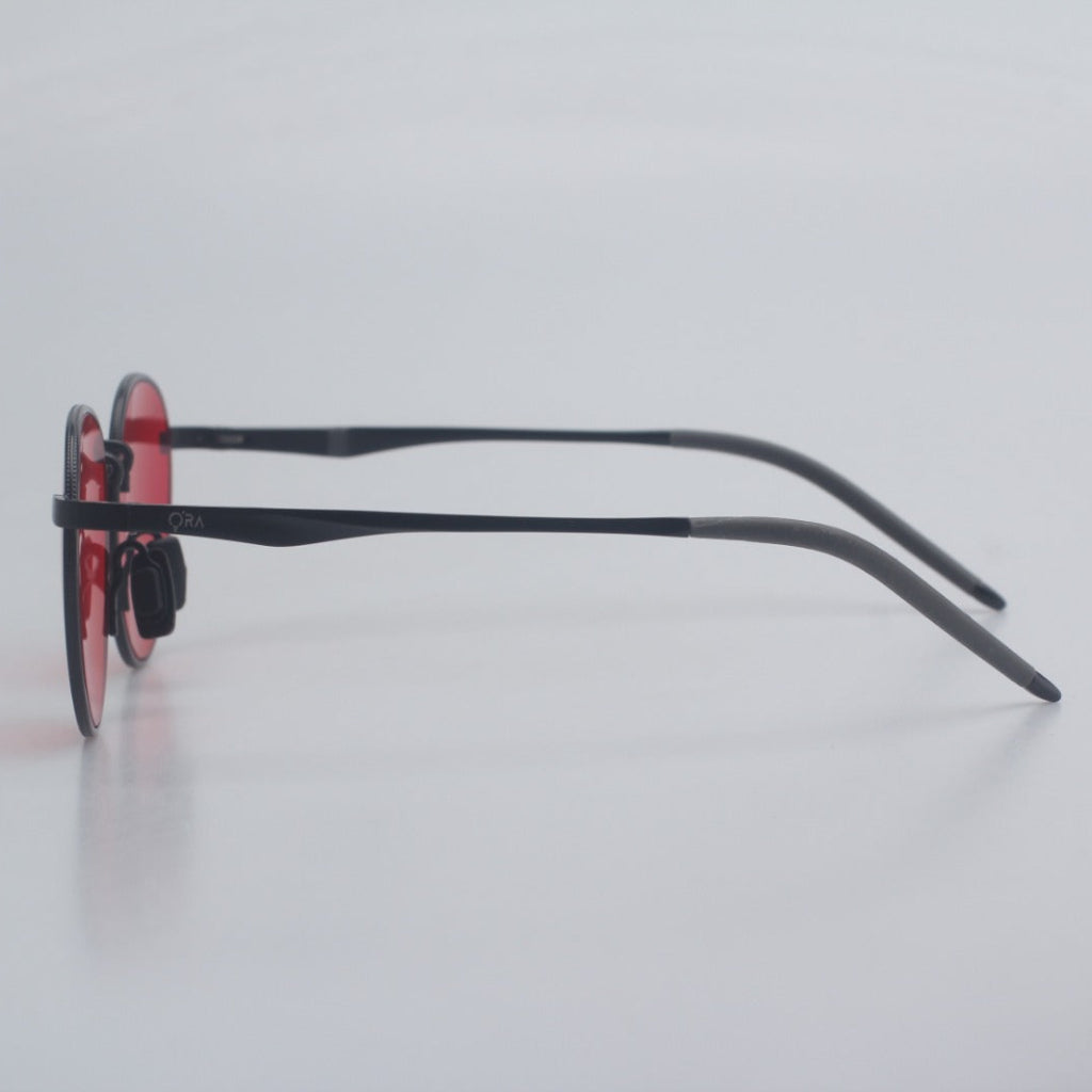 NightFall Lucia Blue Blocking Glasses - Black