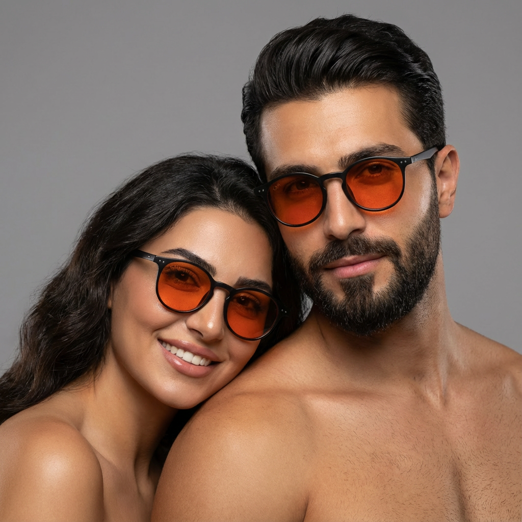 SunDown Luna Blue Blocking Glasses - Black