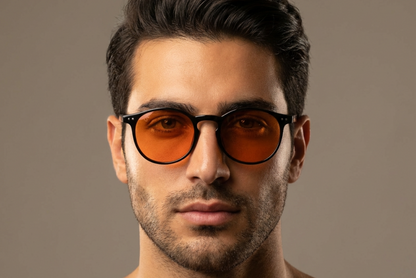 SunDown Luna Blue Blocking Glasses - Black