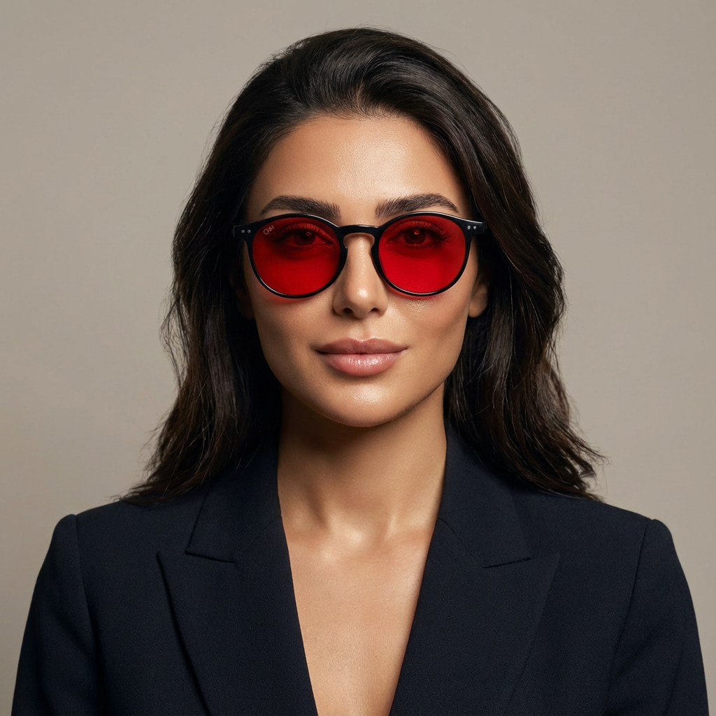 NighFall Luna Blue Blocking Glasses - Black