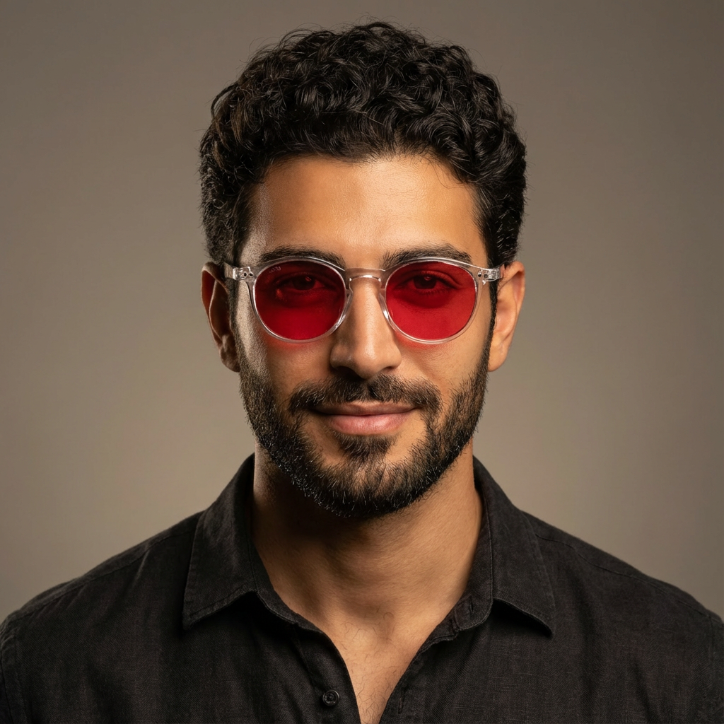 NighFall Luna Blue Blocking Glasses - Transperant