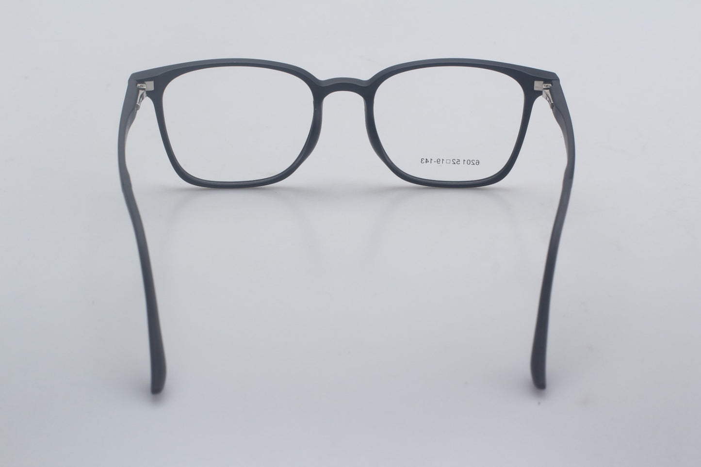 ORA Charge Square Clip On Blue Blocking Glasses - Black Frame