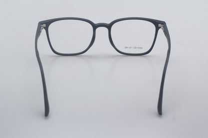 ORA Charge Square Clip On Blue Blocking Glasses - Black Frame