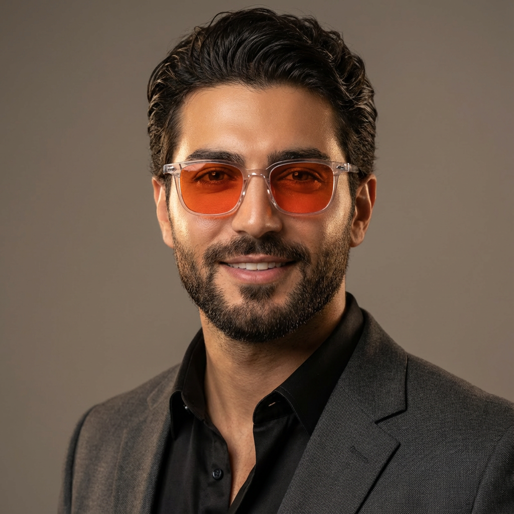 SunDown Solene Blue Blocking Glasses - Transperant