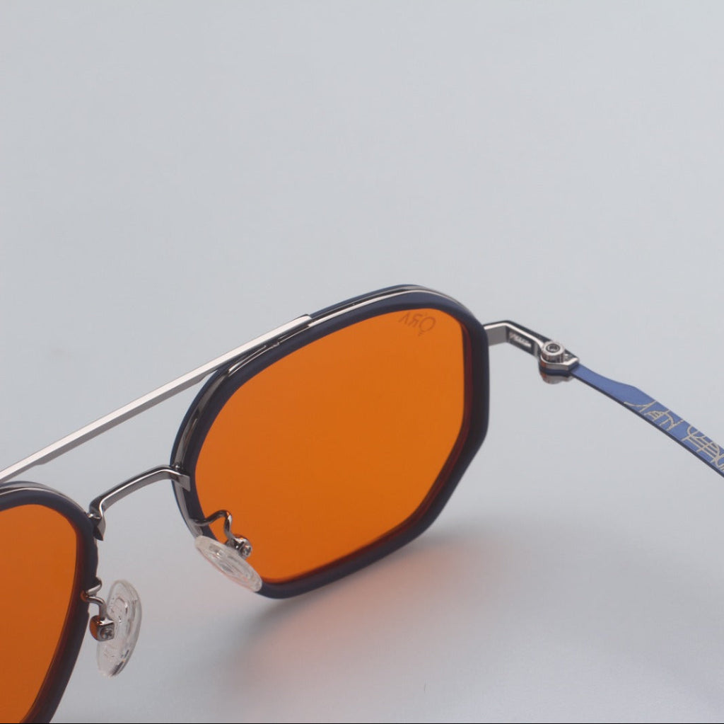 SunDown Eloria Blue Blocking Glasses - Silver Blue