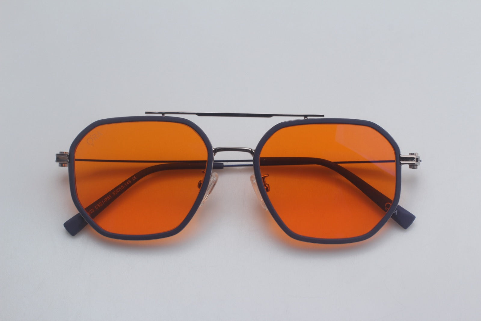 SunDown Eloria Blue Blocking Glasses - Silver Blue