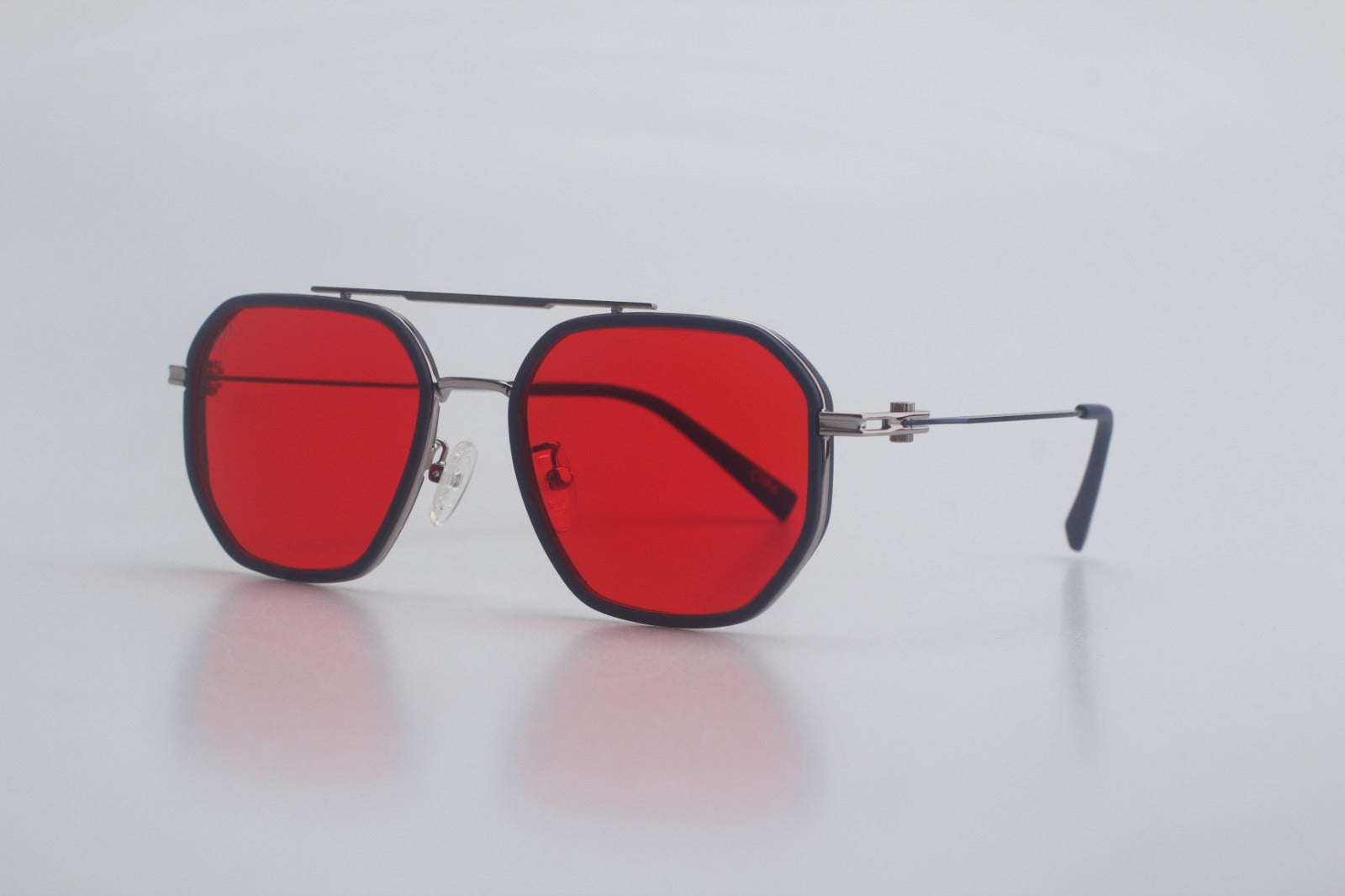 NightFall Eloria Blue Blocking Glasses - Silver Blue