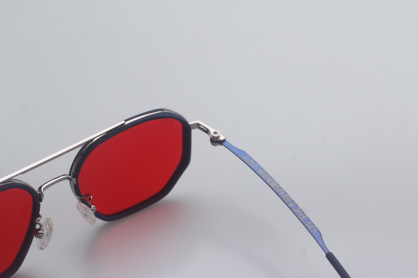 NightFall Eloria Blue Blocking Glasses - Silver Blue