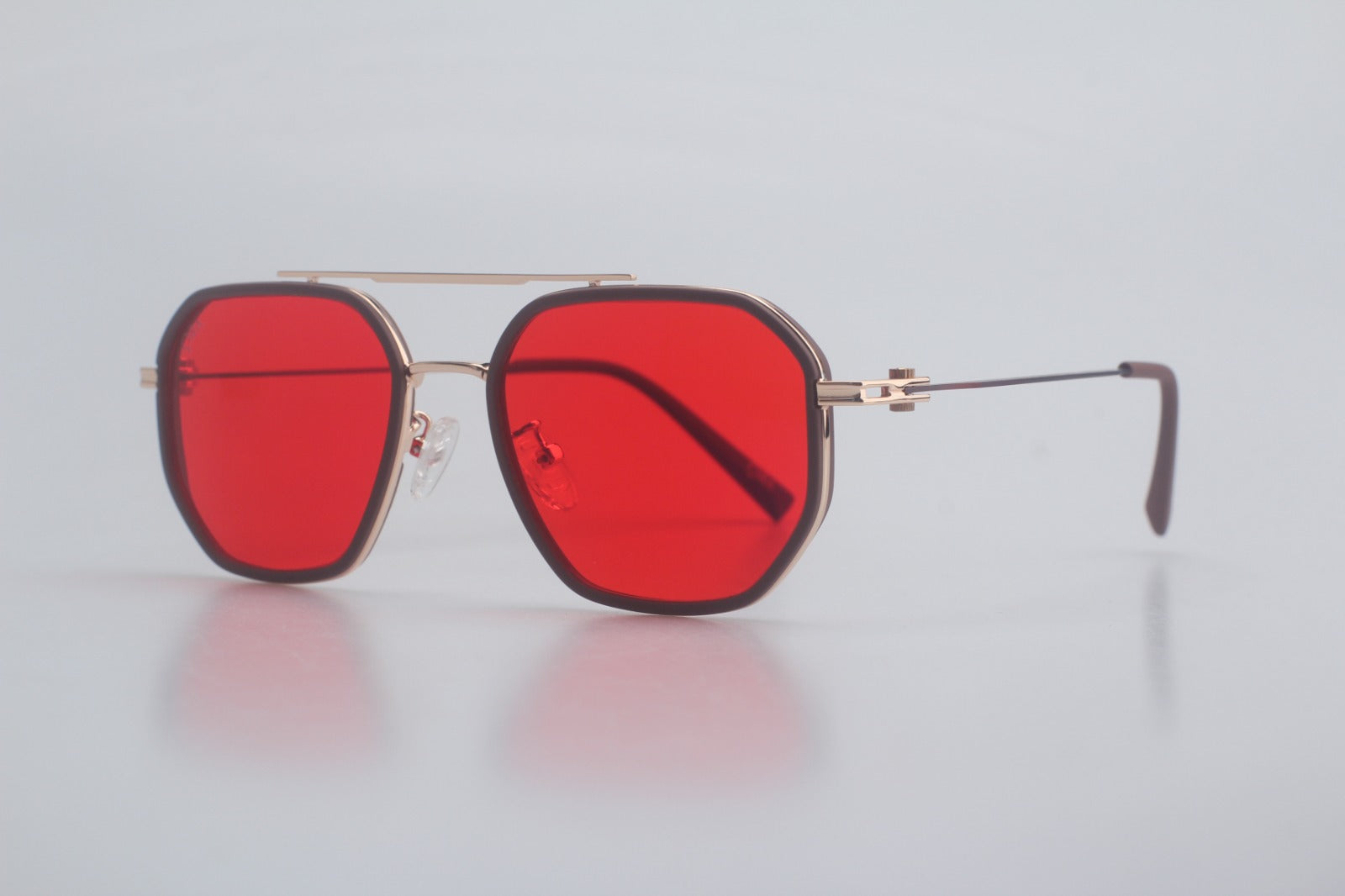 NightFall Eloria Blue Blocking Glasses - Gold Brown