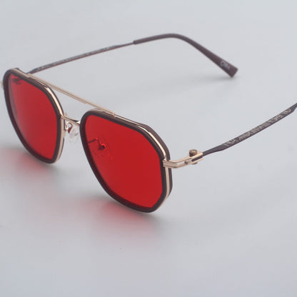 NightFall Eloria Blue Blocking Glasses - Gold Brown