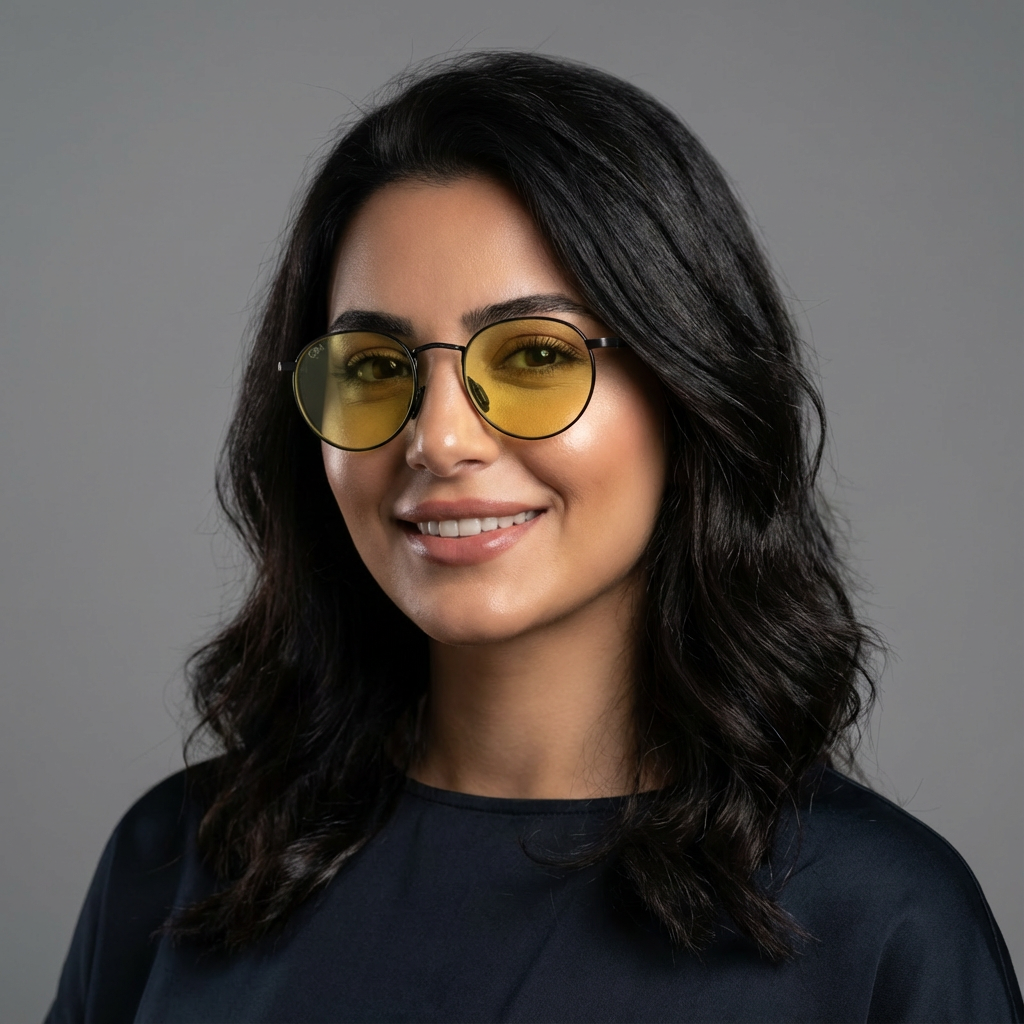 DayMax Lucia Blue Blocking Glasses - Black