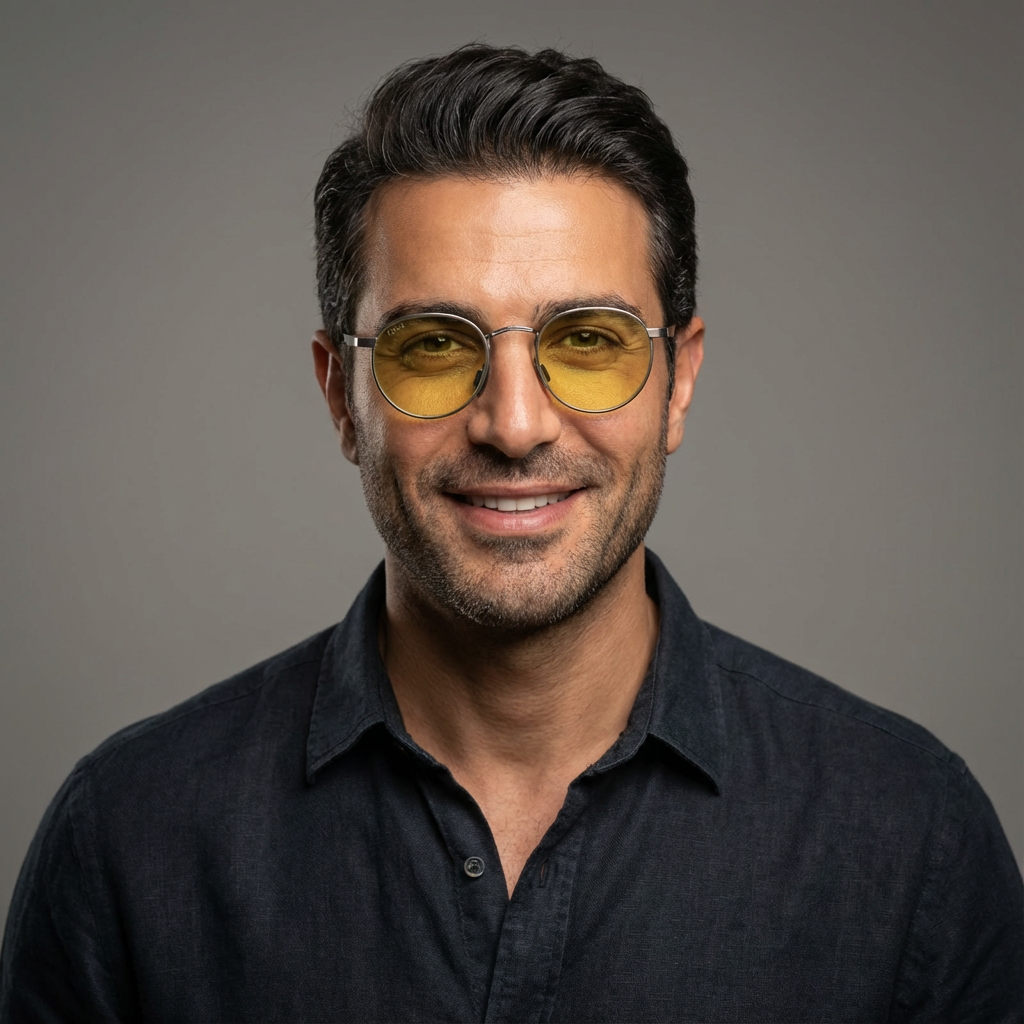 DayMax Lucia Blue Blocking Glasses - Silver