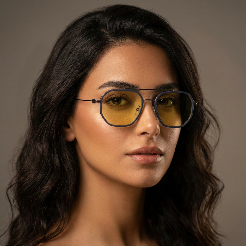 DayMax Eloria Blue Blocking Glasses - Silver Blue