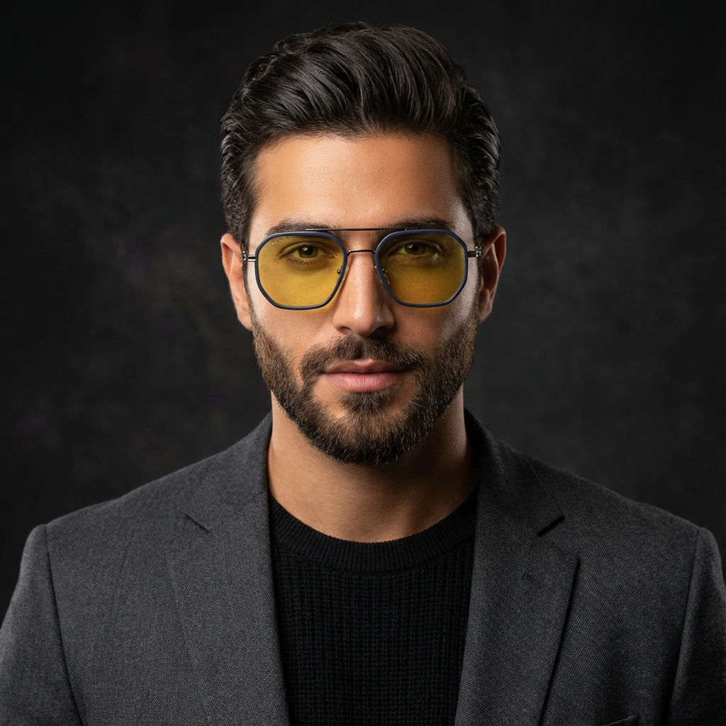 DayMax Eloria Blue Blocking Glasses - Silver Blue