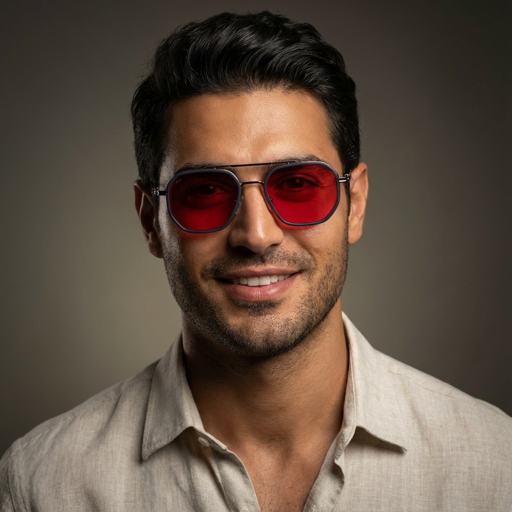 NightFall Eloria Blue Blocking Glasses - Silver Blue