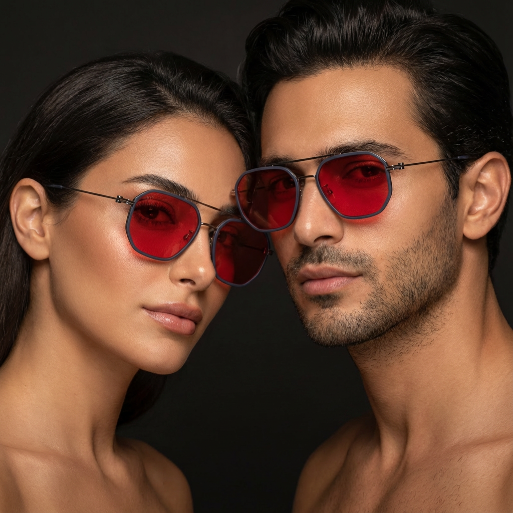 NightFall Eloria Blue Blocking Glasses - Silver Blue